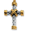 Gold Rope Crosses