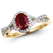 Gold Ruby Rings
