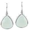Sterling Silver Chalcedony Earrings