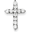 Sterling Silver CZ Cross Pendants