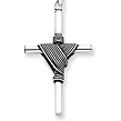 Sterling Silver Draped Cross Pendants