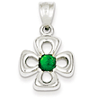 Sterling Silver Gemstone Cross Pendants