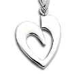 Sterling Silver Heart Pendants