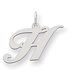 Sterling Silver Initial H Pendants