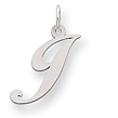 Sterling Silver Initial I Pendants