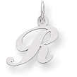 Sterling Silver Initial R Pendants