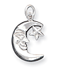 Sterling Silver Star, Sun and Moon Charms
