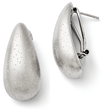 Sterling Silver Omega Earrings