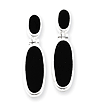 Sterling Silver Onyx Earrings