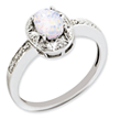 Sterling Silver Opal Rings