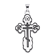 Sterling Silver Orthodox Cross Pendants