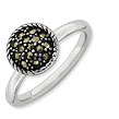 Marcasite Stackable Expressions Rings