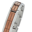 Chocolate Brown Stainless Steel Bracelets