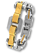 Stainless Steel Bracelets with Gold Plating