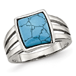 Stainless Steel Gemstone Rings