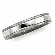 Titanium Rings with Platinum Inlays