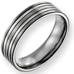 Titanium Rings with Grooves