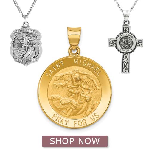 Archangel Michael Christian Protection Coin